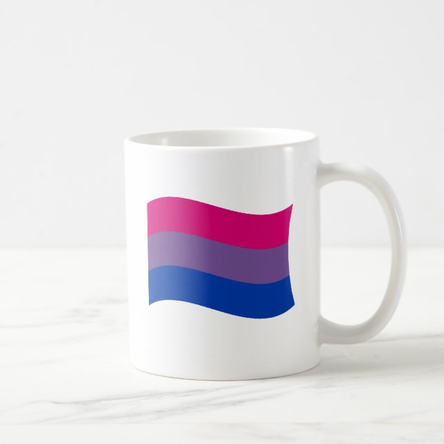 BISEXUAL FLAG WAVING KAFFEETASSE (Rechts)