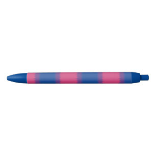 Bisexual Flag Wide Strip Pen Kugelschreiber
