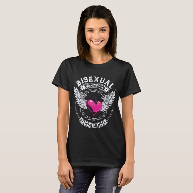 Bisexual-Liebe-Armee-Shirts T-Shirt (Vorne ganz)