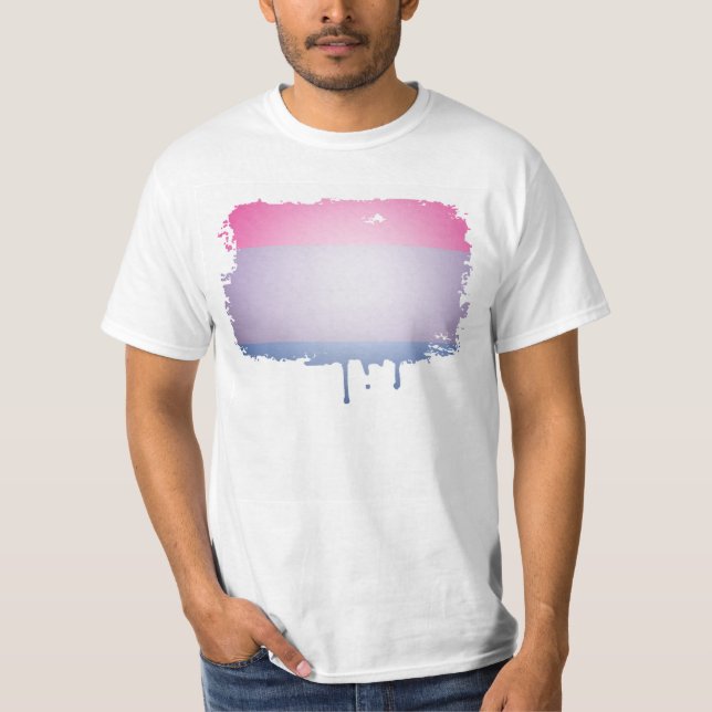 BISEXUAL PRIDE 3D-FARBEN T-Shirt (Vorderseite)