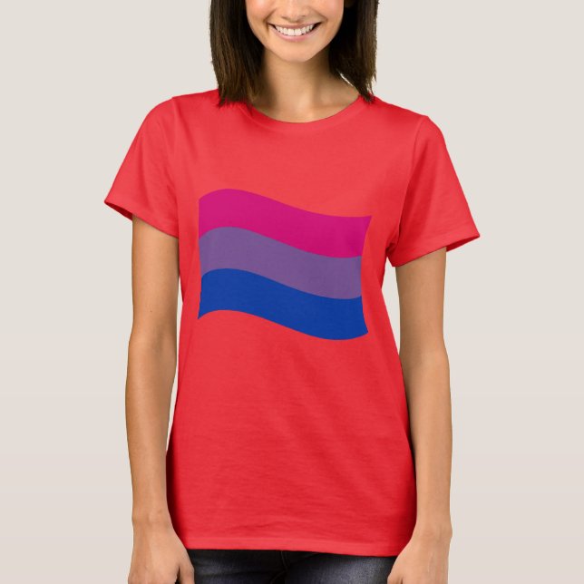 Bisexual Pride Banner T-Shirt (Vorderseite)