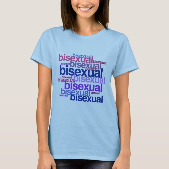 BISEXUAL PRIDE CLUSTER -.png T-Shirt (Vorderseite)