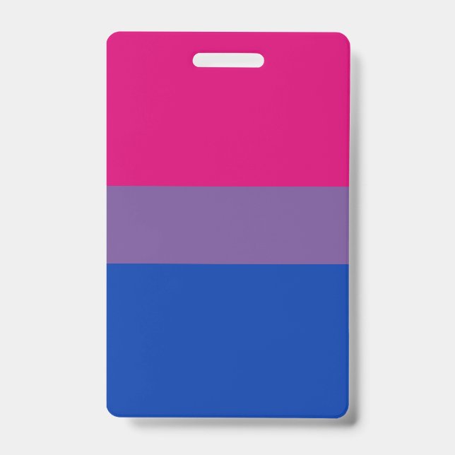 Bisexual Pride Flag Ausweis (Vorderseite)