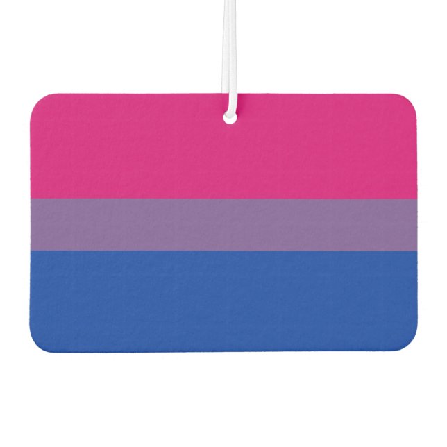 Bisexual Pride Flag Autolufterfrischer (Vorderseite)