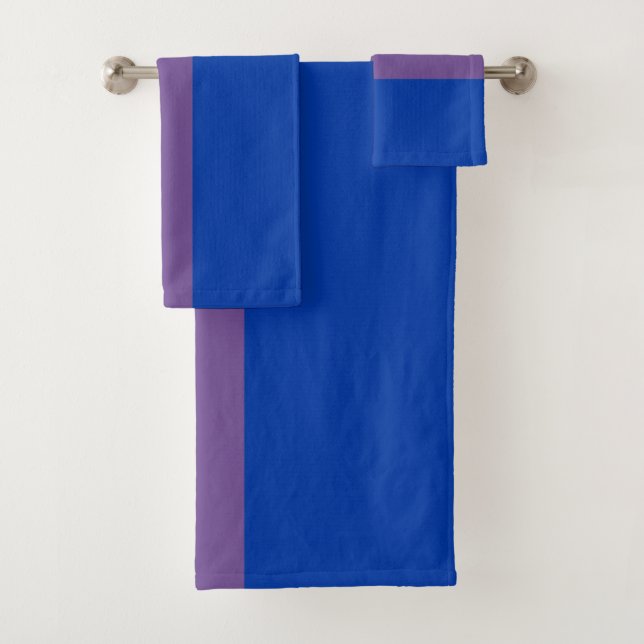 Bisexual Pride Flag Badhandtuch Set (Insitu)