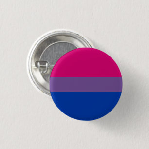 Bisexual Pride Flag Button