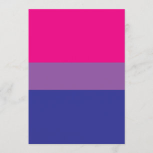 Bisexual Pride Flag Einladung