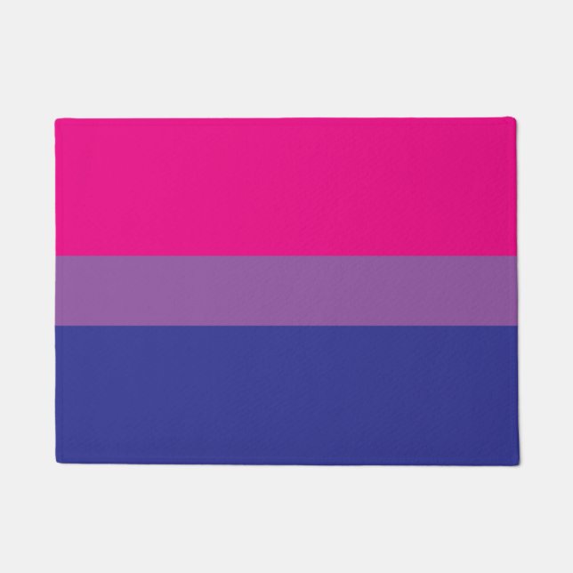 Bisexual Pride Flag Fußmatte (Vorderseite)