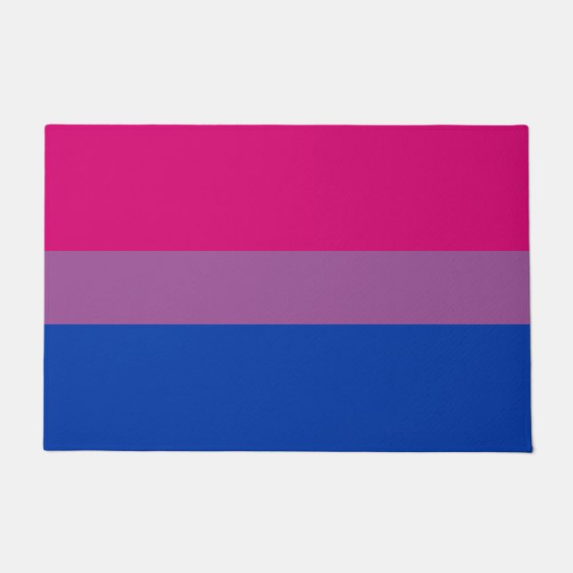 Bisexual Pride Flag Fußmatte (Vorderseite)