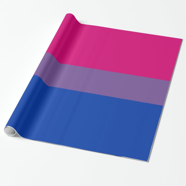Bisexual Pride Flag Geschenkpapier (Ungerollt)