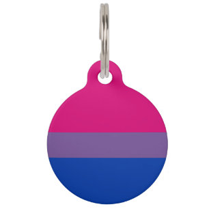 Bisexual Pride Flag Haustiermarke