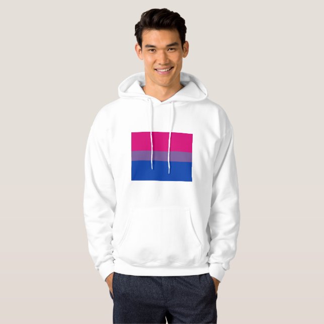 Bisexual Pride Flag Hoodie (Vorne ganz)