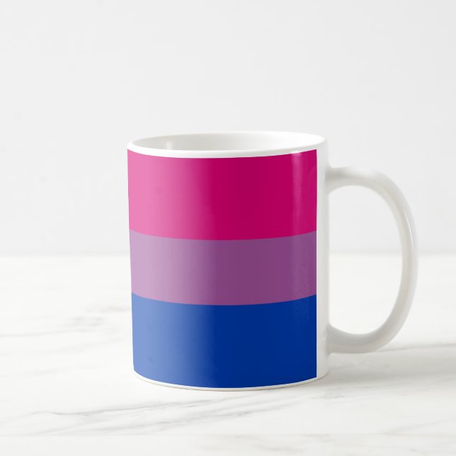 Bisexual Pride Flag Kaffeetasse (Rechts)