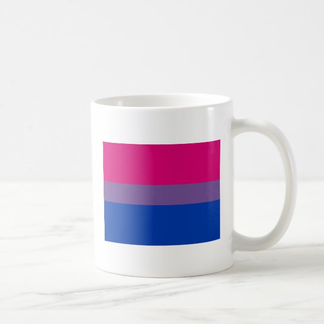 Bisexual Pride Flag Kaffeetasse (Rechts)