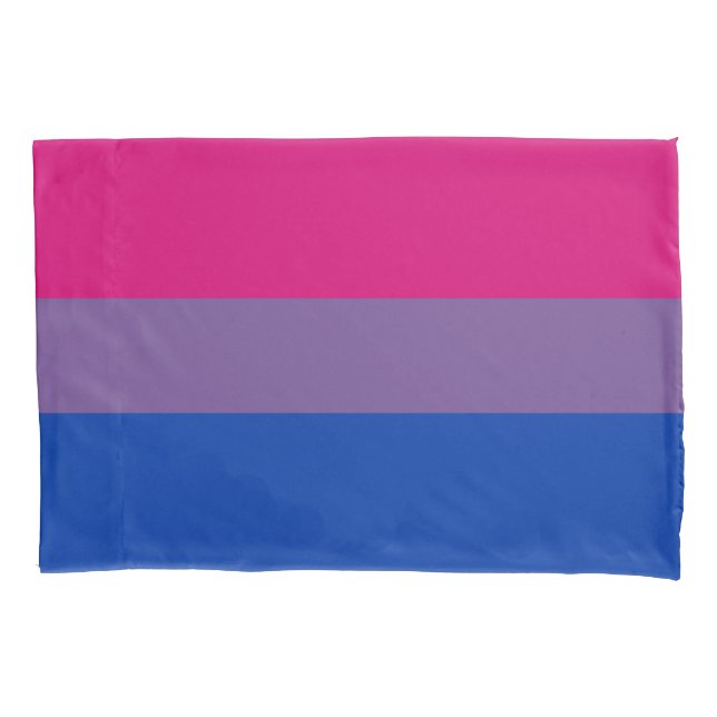 Bisexual Pride Flag Kissenbezug (Vorderseite)