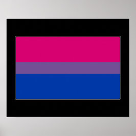 Bisexual Pride Flag Poster