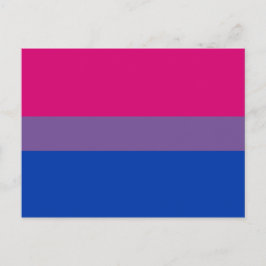 Bisexual Pride Flag Postkarte