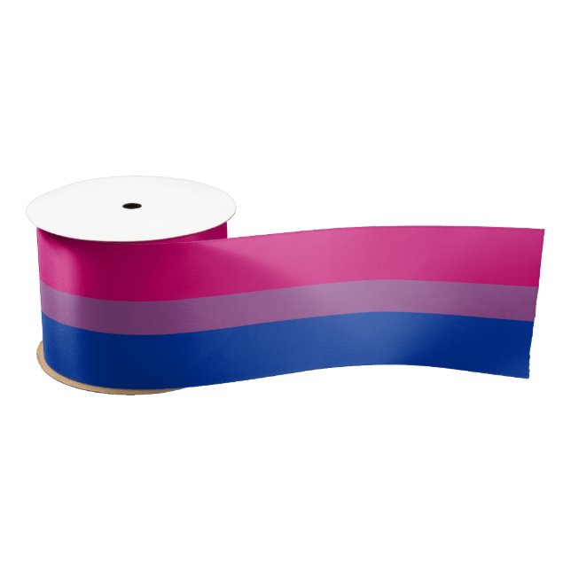 Bisexual Pride Flag Satinband (Spule)