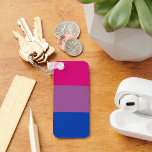 Bisexual Pride Flag Schlüsselanhänger