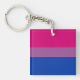Bisexual Pride Flag Schlüsselanhänger