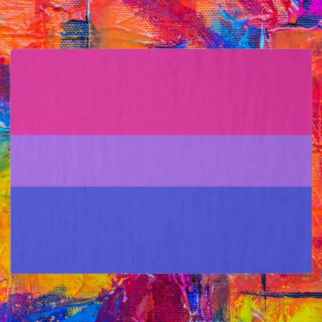 Bisexual Pride Flag Seidenpapier (Von Creator hochgeladen)