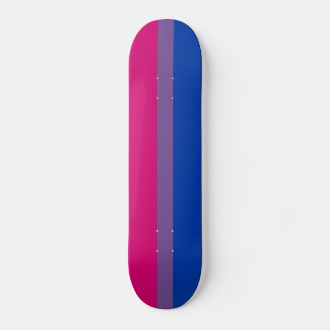 Bisexual Pride Flag Skateboard (Vorderseite)