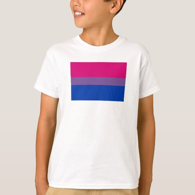 Bisexual Pride Flag T-Shirt (Vorderseite)