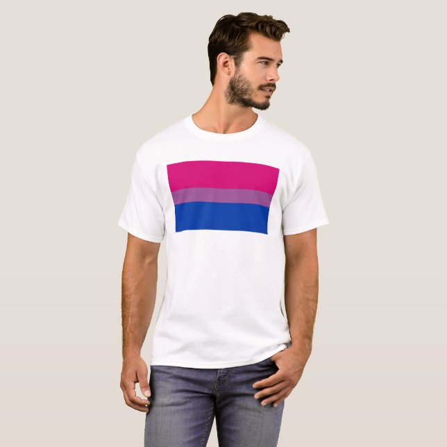 Bisexual Pride Flag T-Shirt (Vorne ganz)