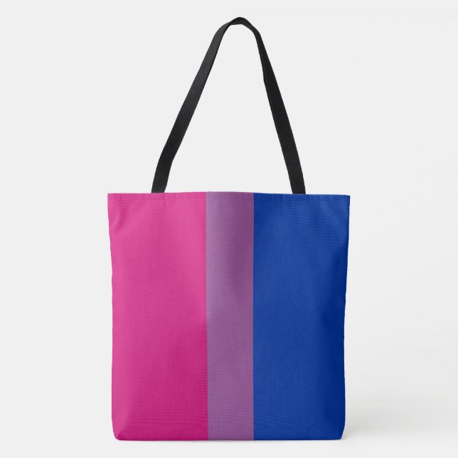 Bisexual Pride Flag Tasche (Vorderseite)