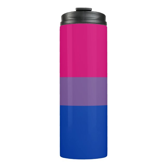 Bisexual Pride Flag Thermosbecher (Vorderseite)