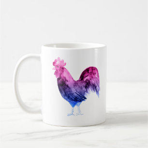Bisexual Pride Rooster Kaffeetasse