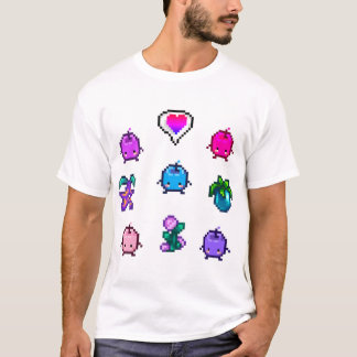 Bisexual Pride Stardew Valley Junimos Set T-Shirt