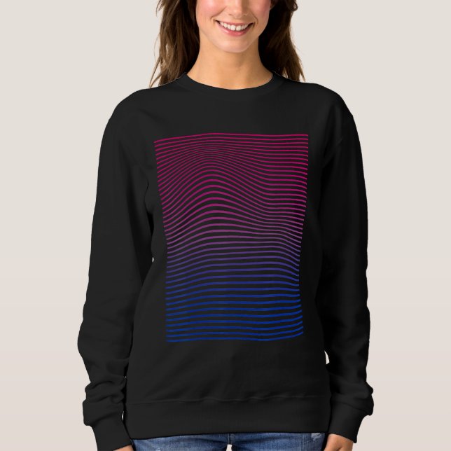 Bisexual Pride Subtle Bi Bisexuality Flag LGBT Pri Sweatshirt (Vorderseite)