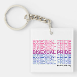 Bisexual Prix Acrylic Schlüsselanhänger