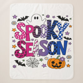 Bisexual Spooky Season Halloween Sherpadecke