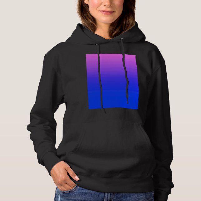 Bisexual Stolz Colors Hoodie (Vorderseite)