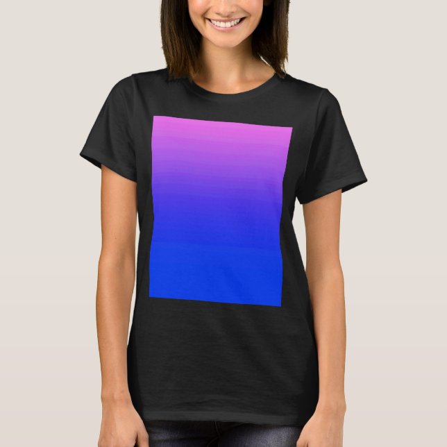 Bisexual Stolz Colors T-Shirt (Vorderseite)