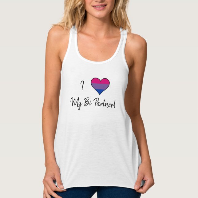 Bisexual Tank Top-Shirt Top (Vorderseite)