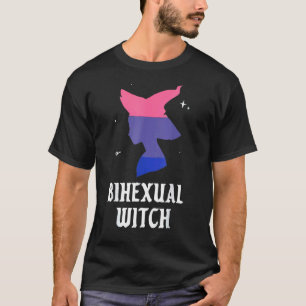 Bisexual Witz LGBTQ Bi Pride Halloween Rainbow Wi T-Shirt