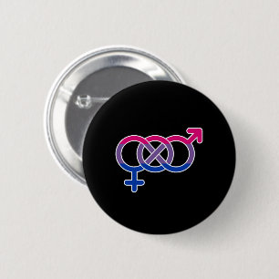 Bisexualität Geschlechtersymbol Button