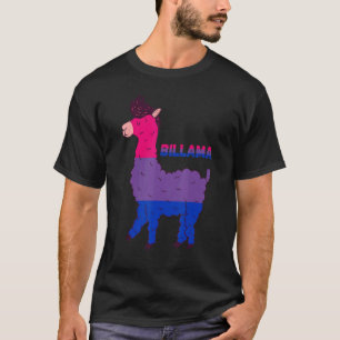 Bisexualität Llama Bisexual Flag Bi LGBTQ Bisexual T-Shirt