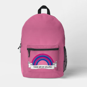 Bisexualität Regenbogen Stolz  Bedruckter Rucksack