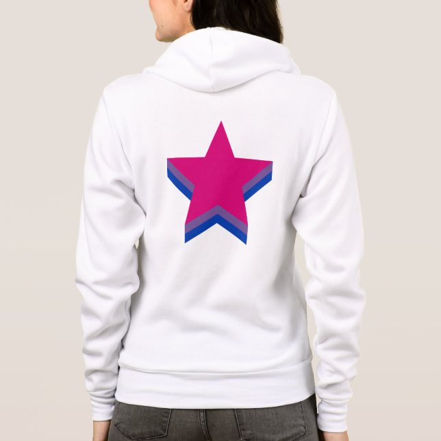 Bisexualität Stars Hoodie (Rückseite)
