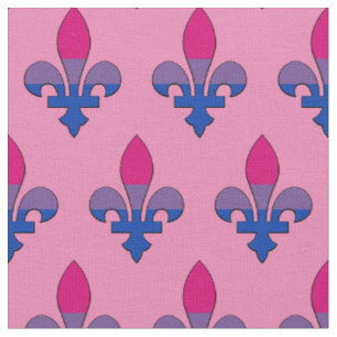 Bisexualität Stolz-Fleur-de-lis-Stoff Stoff