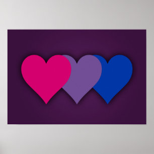 Bisexualität Stolz Poster