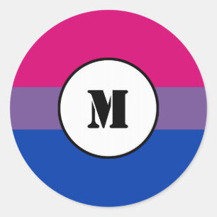 Bisexualité drapeau de la fierté Stickers