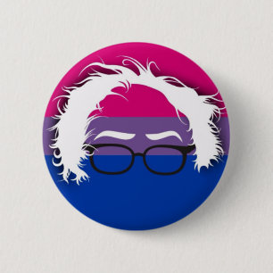 Bisexuals für Bernie-Sandpapierschleifmaschinen Button