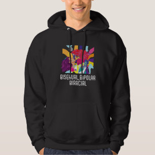 Bisexuell Bipolar Biracial Regenbogen Stolz Bisexu Hoodie