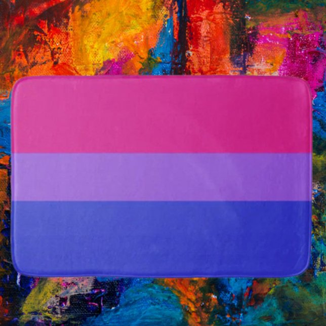 Bisexuelle Bath-Mat: lebhafte Unterstützung Badematte (Von Creator hochgeladen)