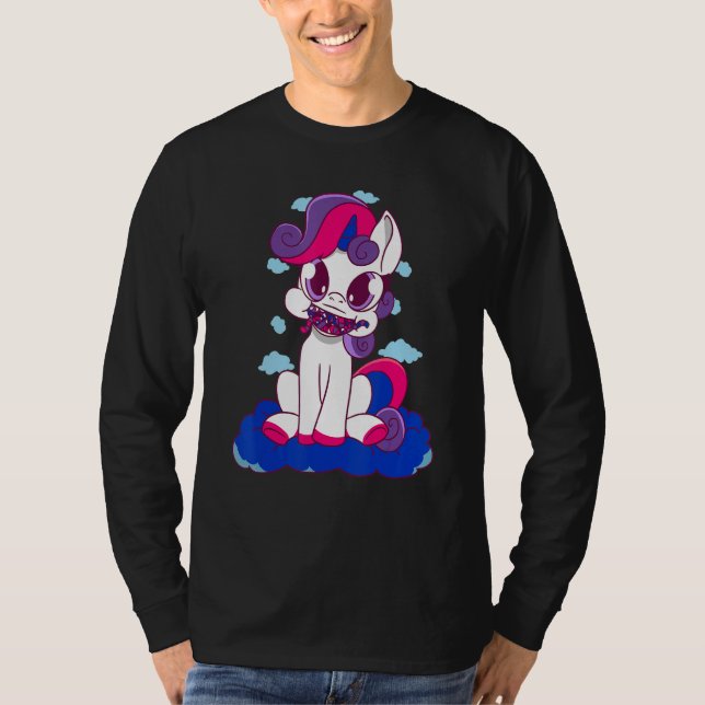Bisexuelle Drachenfeuer Bisexuelle Flagge LGBT Bi  T-Shirt (Vorderseite)